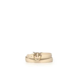 Love Birds Thin Leather Belt