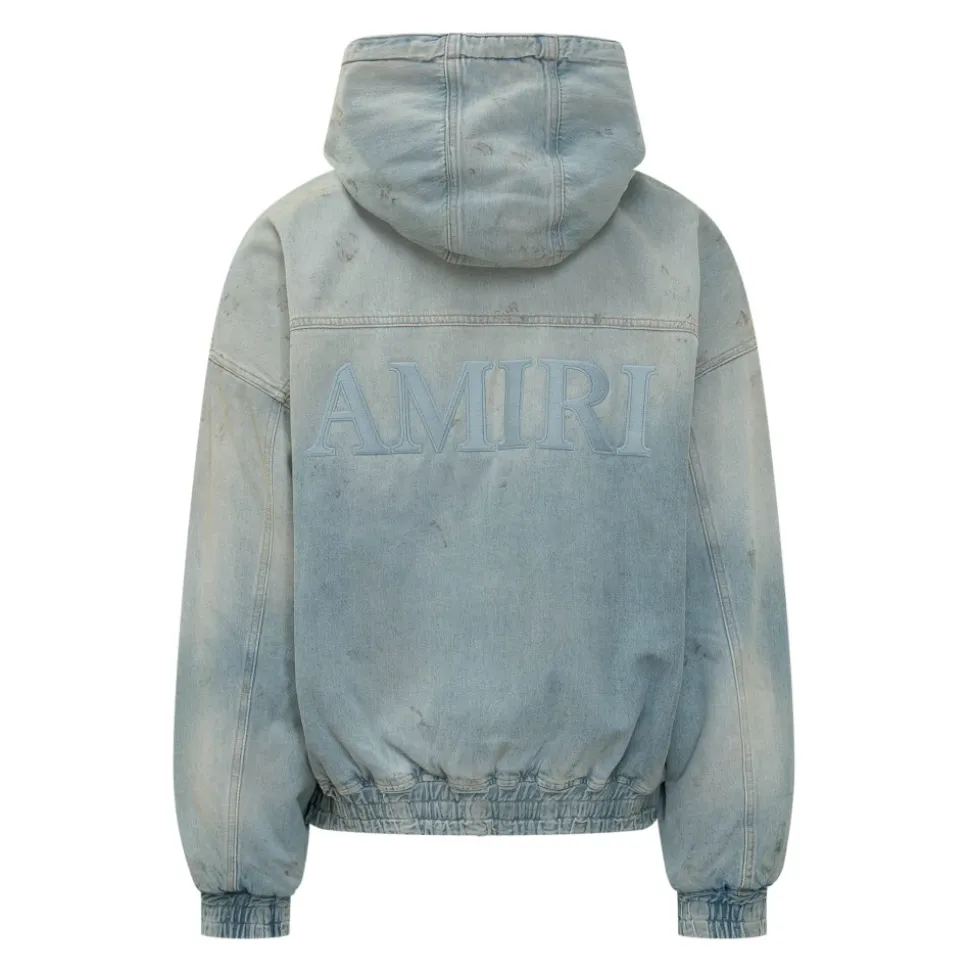 MA Denim Zip Hoodie