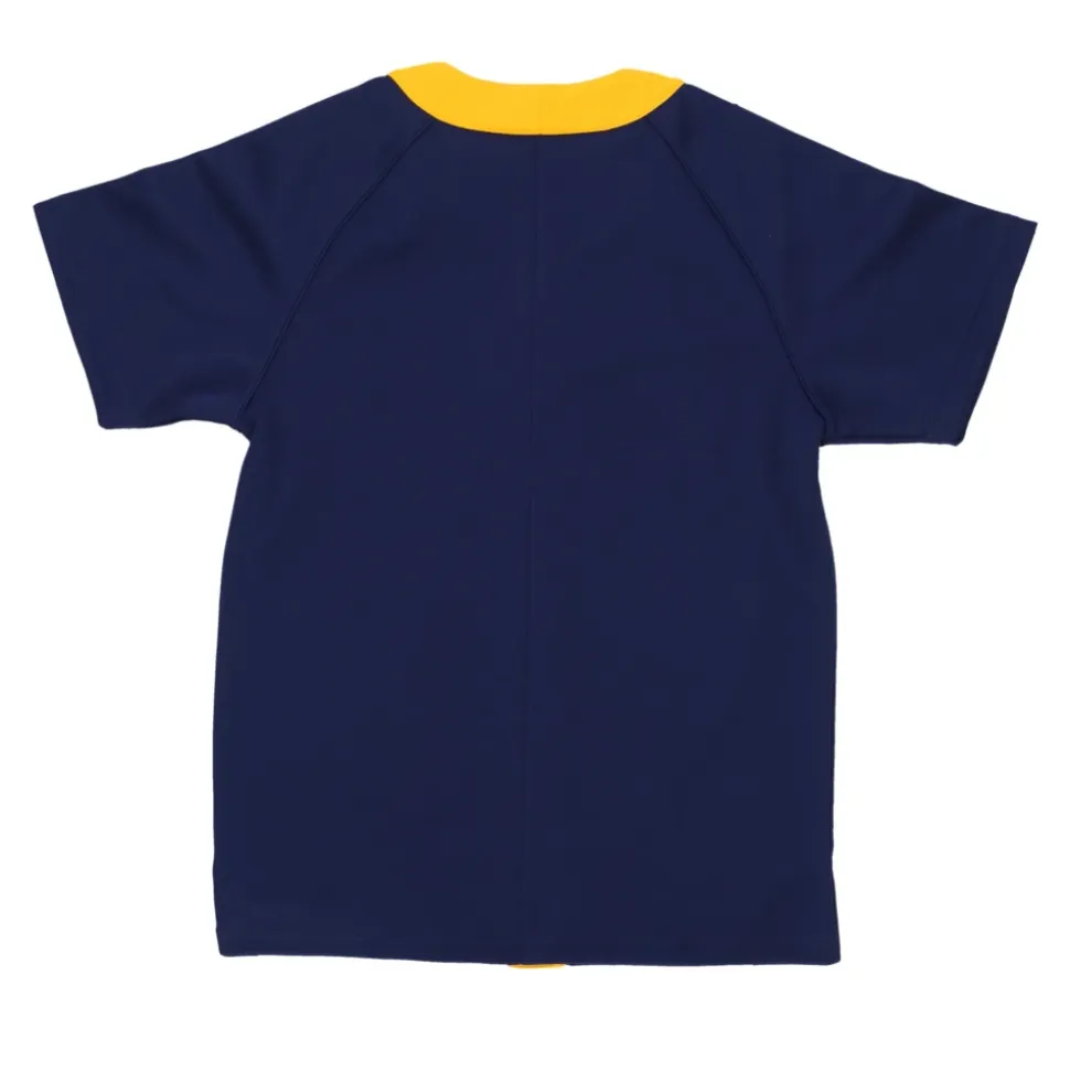Maglia da Basket Blu Scuro/Giallo