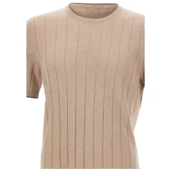 Maglia a Girocollo Maxi a Coste