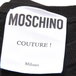 Maglia Senza Maniche in Lana Stile Couture