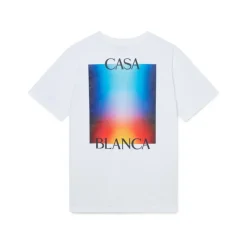 Maglietta con logo Casa Gradient Bianca