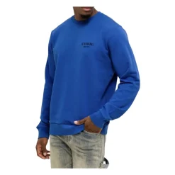 Maglione Cobalto con Piccolo Branding