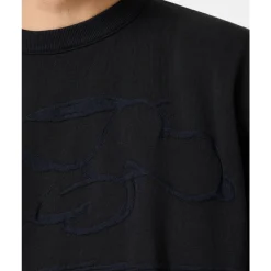 Maglione Girocollo in Cotone con Intarsio Peanuts