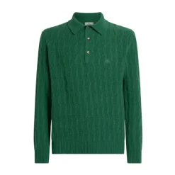 Maglione in cashmere con colletto polo