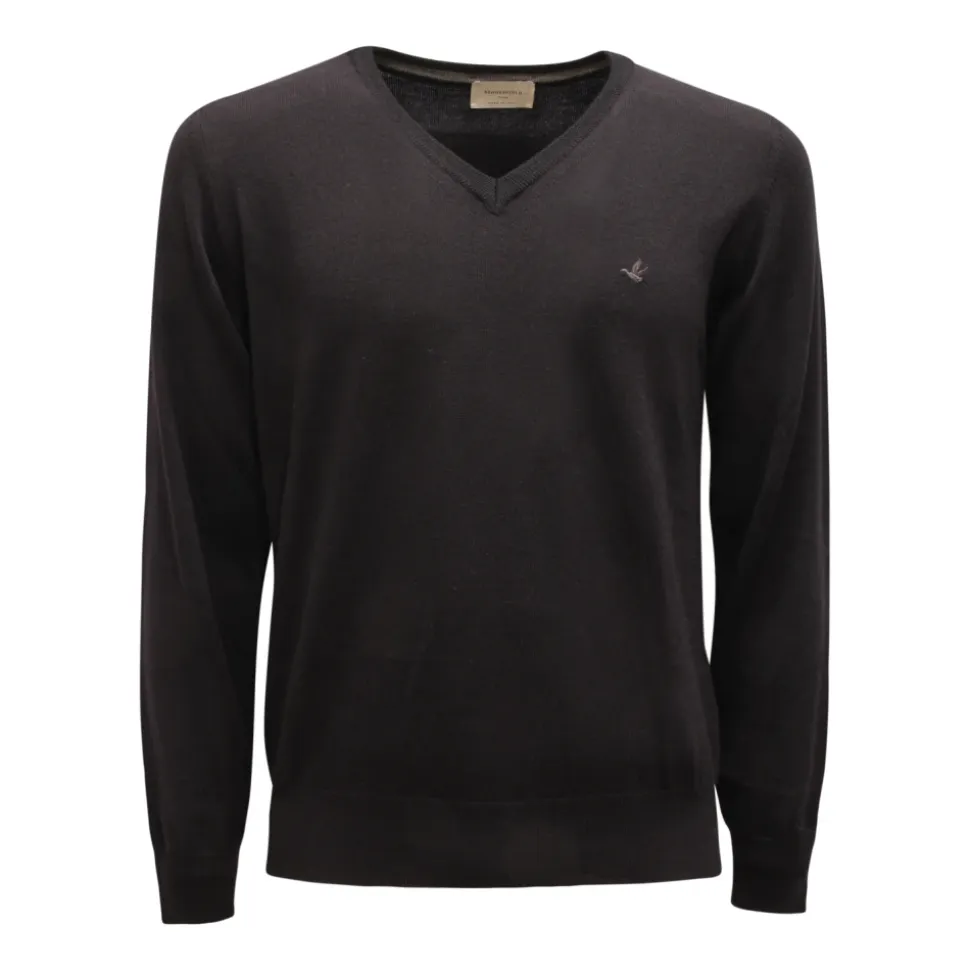 Maglione in Lana con Scollo a V