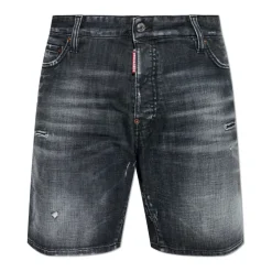 Marine Denim Shorts