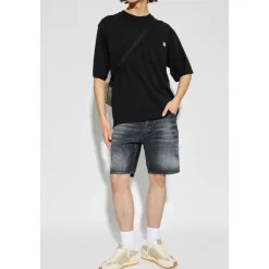 Marine Denim Shorts