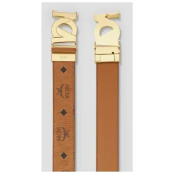M-Art Cintura Reversibile in Visetos, 3,8 cm