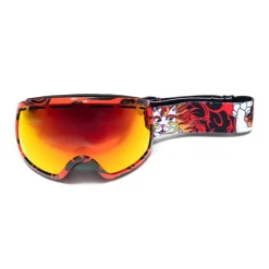 Maschera Neve Rossa Lenti Anti-graffio