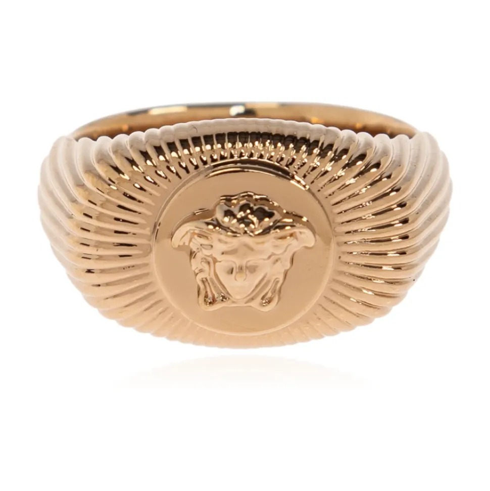 Medusa Head Signet Ring