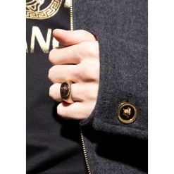 Medusa Head Signet Ring