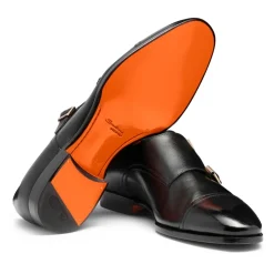 Men's double-buckle shoe