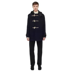 Mid Monty Duffle Coat Navy