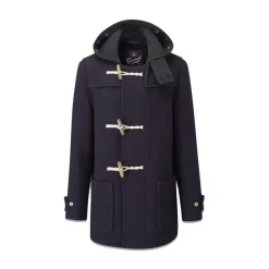 Mid Monty Duffle Coat Navy