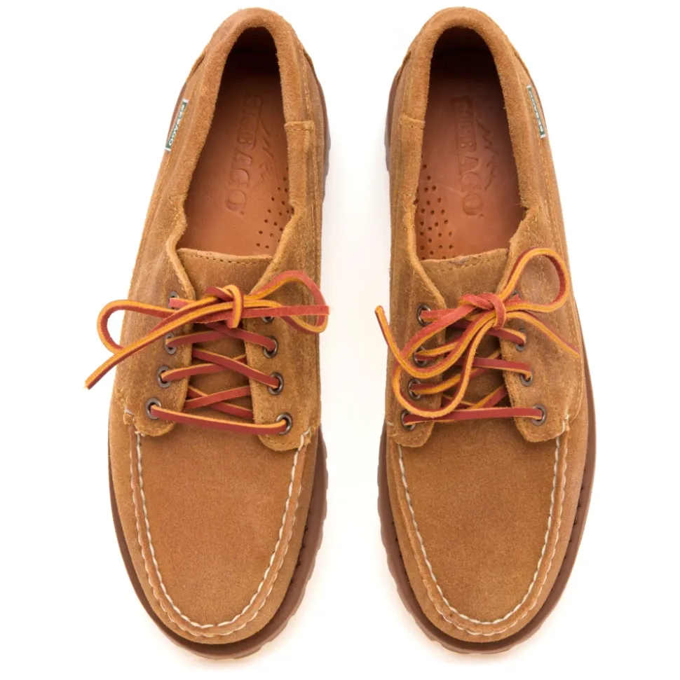 Moc Sebago Askook Lug in camoscio con suola carrarmato