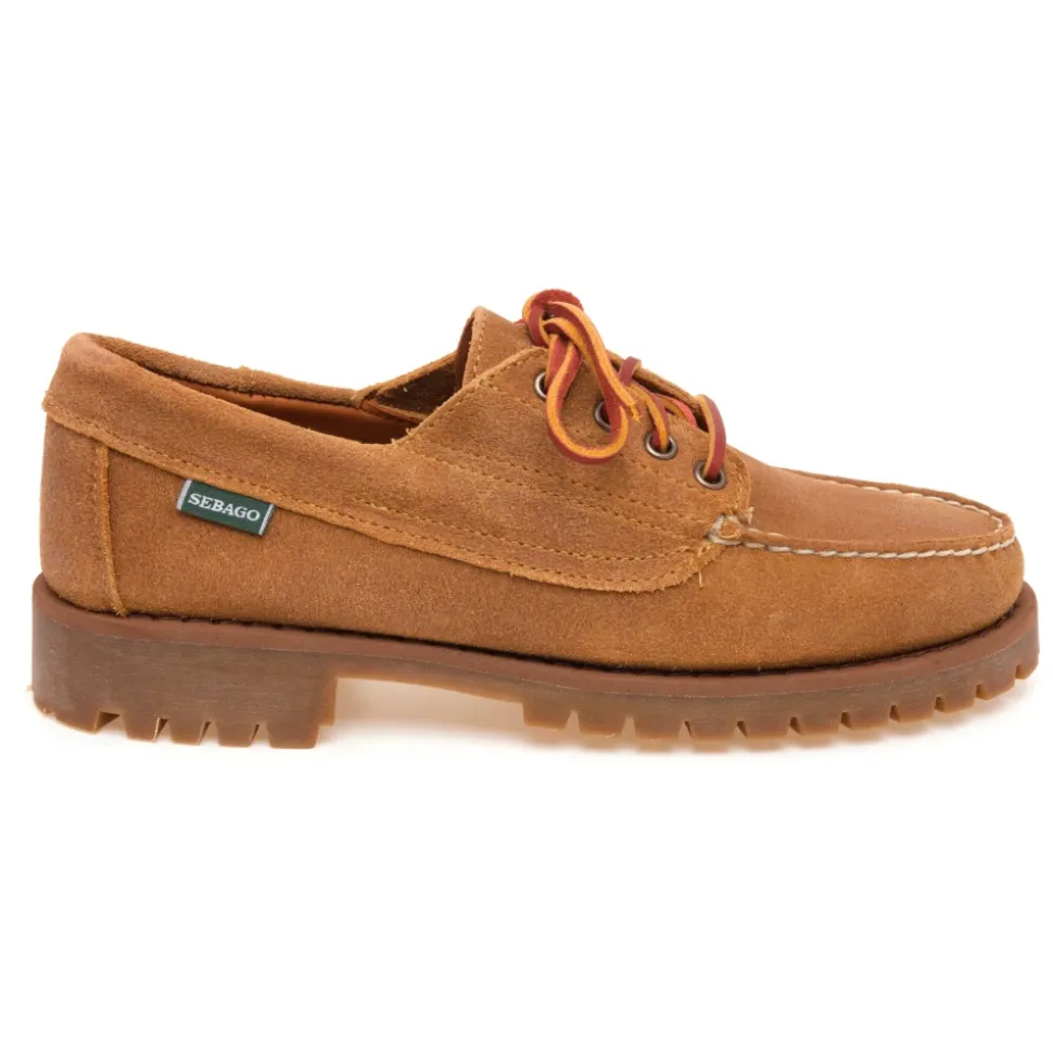 Moc Sebago Askook Lug in camoscio con suola carrarmato