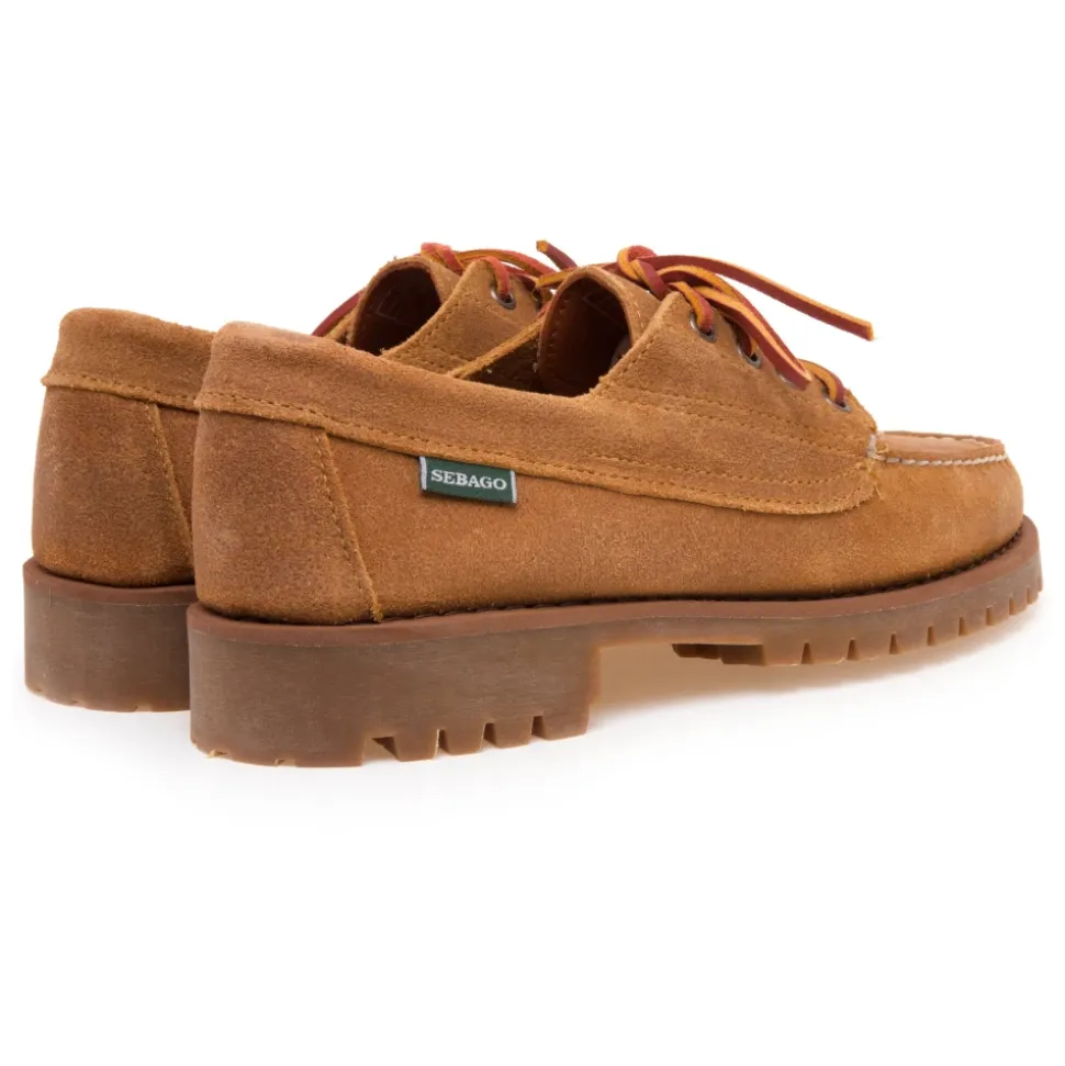 Moc Sebago Askook Lug in camoscio con suola carrarmato