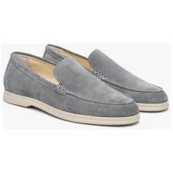 Mocassini Grigio Velluto
