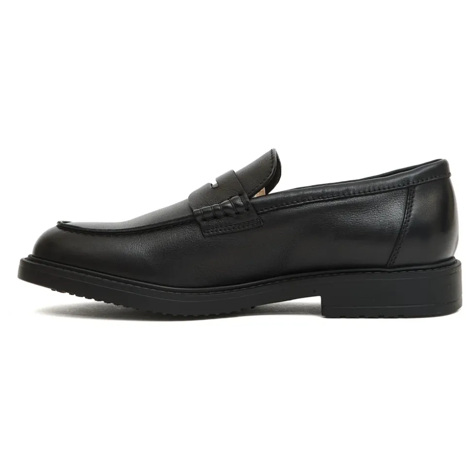 Mocassino Penny in pelle nera