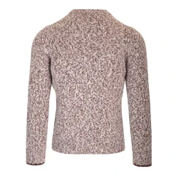 Moulinè wool crewneck sweater