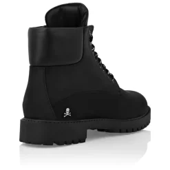 Nabuk Low Flat Boots