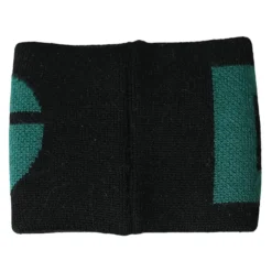 Nero Verde Bracciale in Lana con Logo