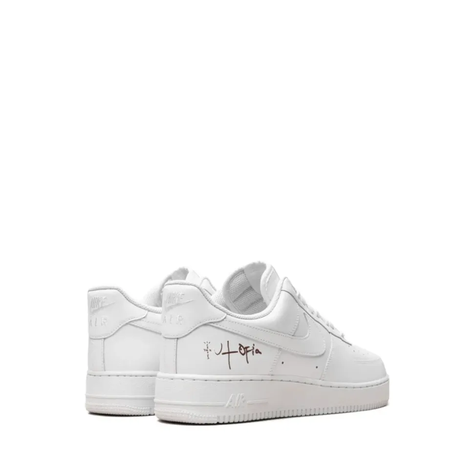 NIKE X TRAVIS SCOTT Scarpe Sneakers Air Force 1 Low 07 White Cactus Jack Utopia Edition