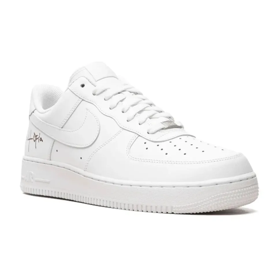 NIKE X TRAVIS SCOTT Scarpe Sneakers Air Force 1 Low 07 White Cactus Jack Utopia Edition