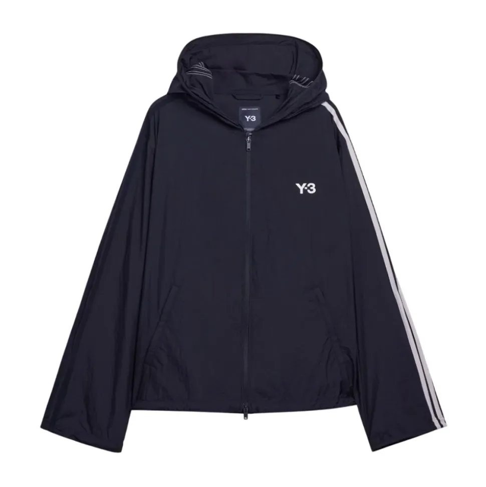 Nylon Wired 3-Stripes Track Top