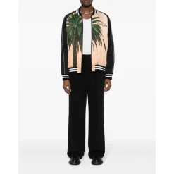 Palm Tree Bomber Jacket