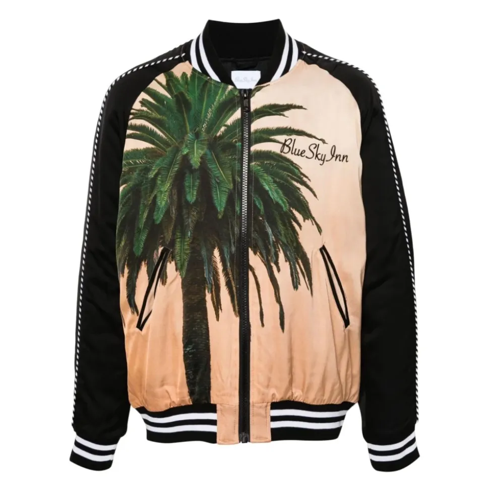 Palm Tree Bomber Jacket