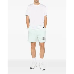 Pantaloncini con patch logo