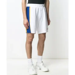 Pantaloncini da palestra con logo e banda laterale