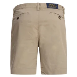 Pantaloncini Chino Elasticizzati a Gamba Dritta