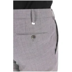 Pantalone in lana vergine super slim fit