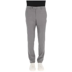 Pantalone in lana vergine super slim fit