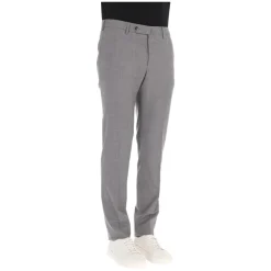 Pantalone in lana vergine super slim fit