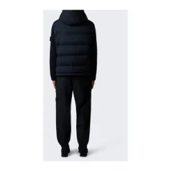 Pantaloni Cargo in Flanella di Lana e Nylon