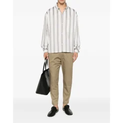 Pantaloni Chino con Pinces