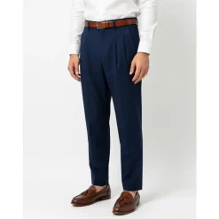 Pantaloni con Doppia Pince