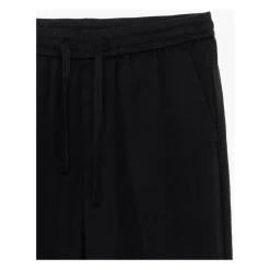 Pantaloni con laccio relaxed fit