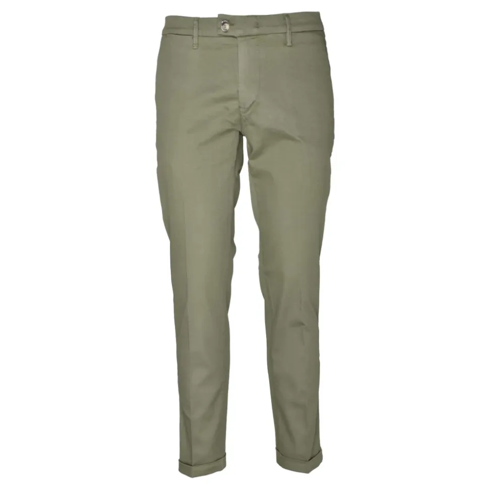Pantaloni in Cotone Elasticizzato