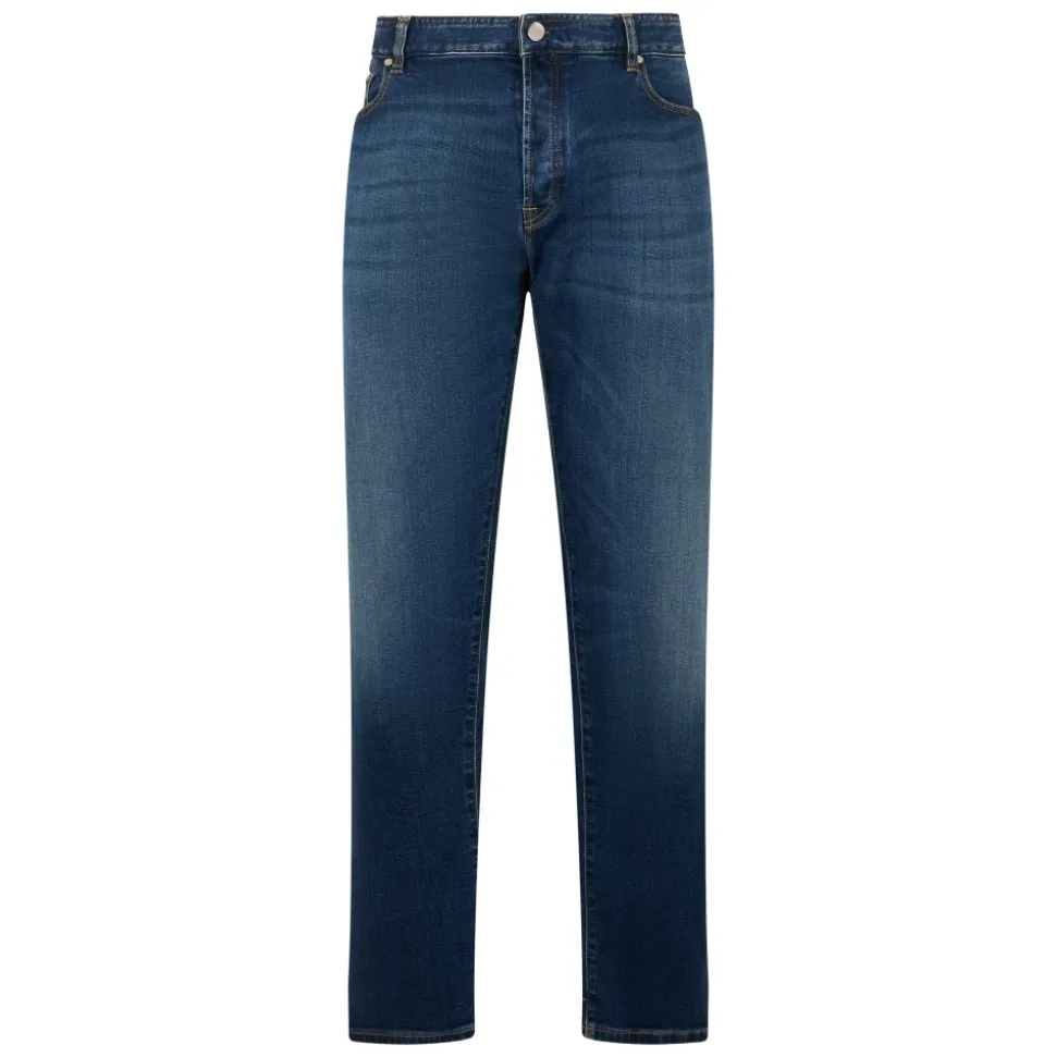 Pantaloni in Denim Vestibilità Classica