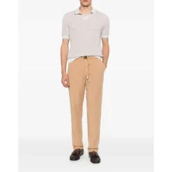 Pantaloni in Lino con Cintura