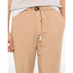 Pantaloni in Lino con Cintura