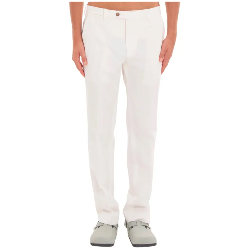 Pantaloni in lino di cotone
