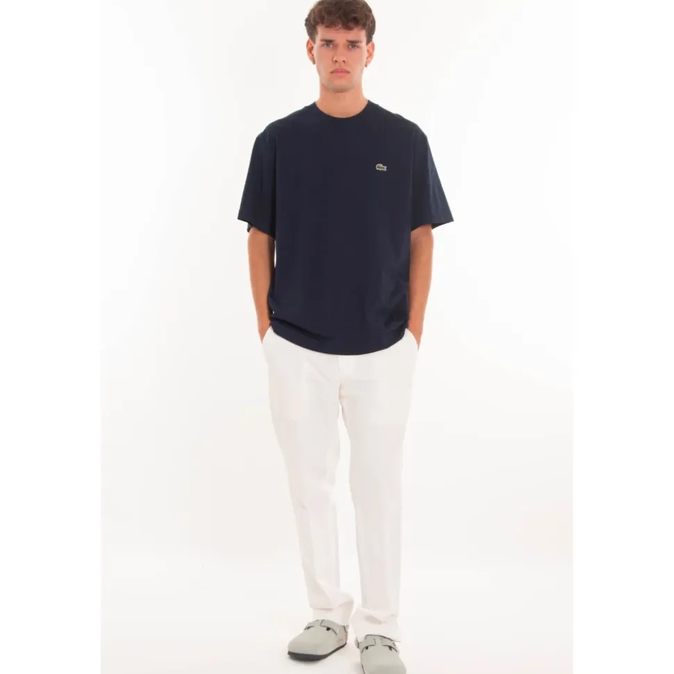 Pantaloni in lino di cotone
