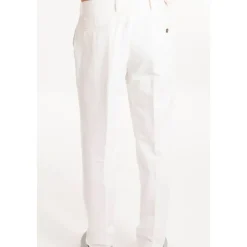 Pantaloni in lino di cotone