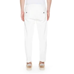 Pantaloni Jogger con Rifiniture in Suede